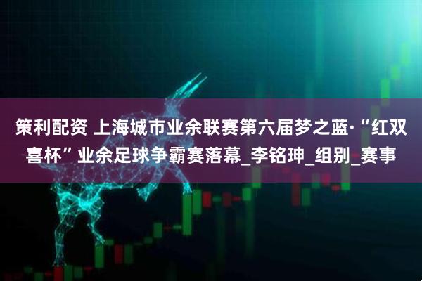 策利配资 上海城市业余联赛第六届梦之蓝·“红双喜杯”业余足球争霸赛落幕_李铭珅_组别_赛事